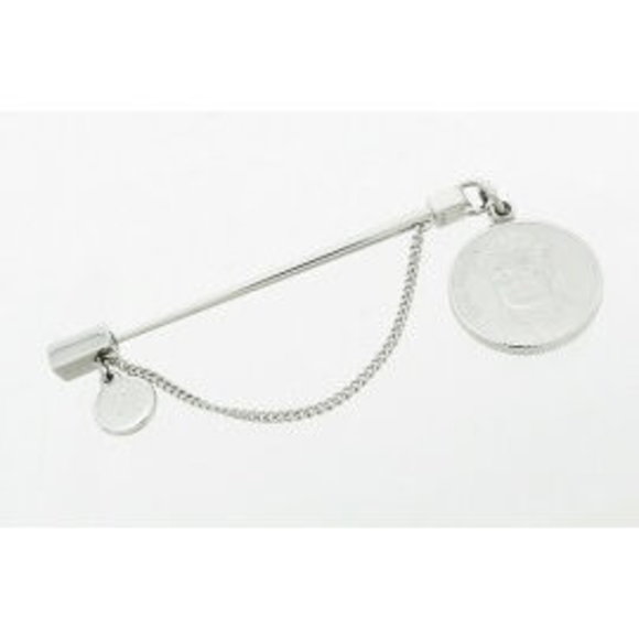 Louis Vuitton Traveler Stamps Charm Brooch - Picture 1 of 3